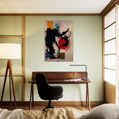 Rope-Swinger - Hans Hofmann Brushed Aluminum Print - 70x100 cm / 28x40 inches | Hans Hofmann Aluminum Print | Hans Hofmann Prints