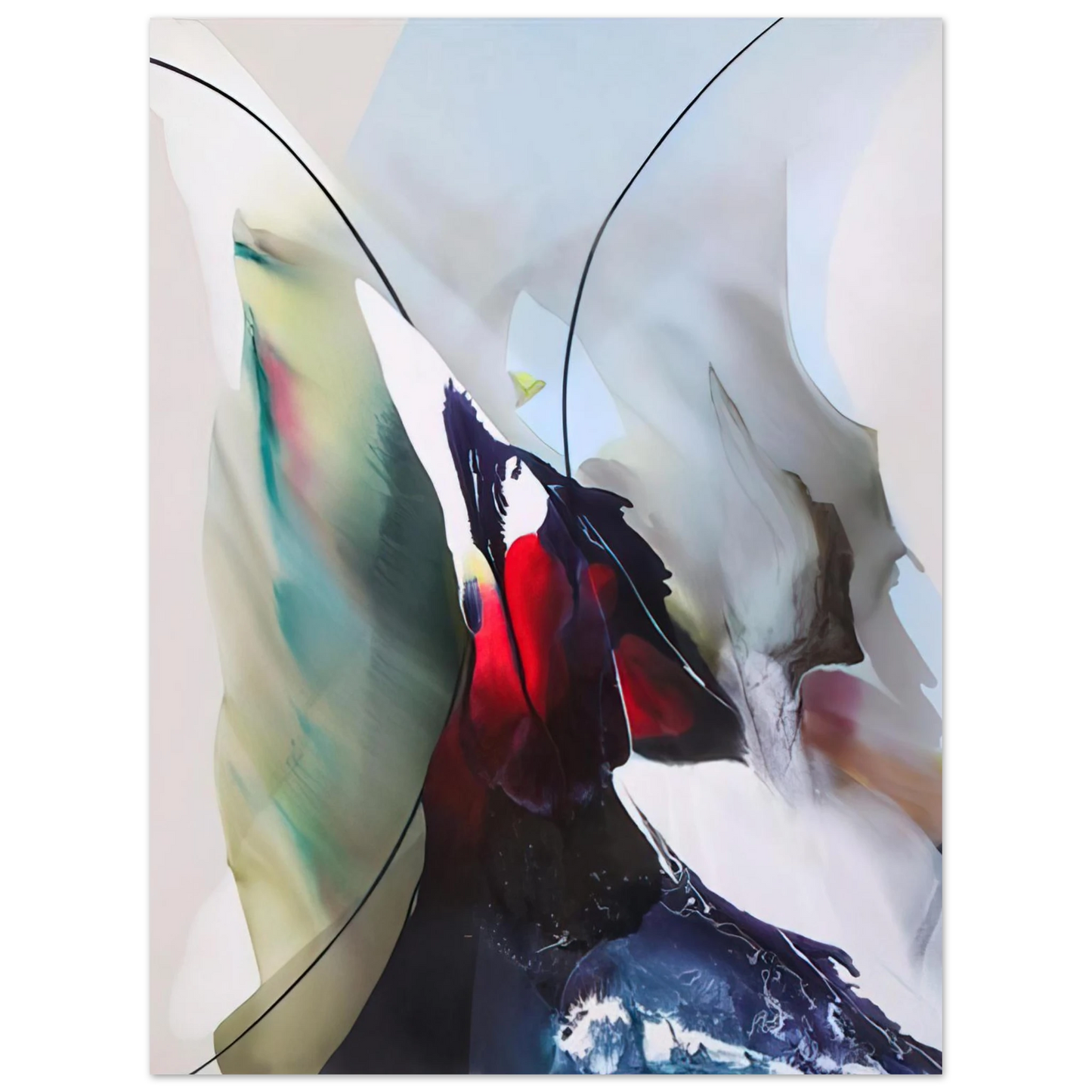Paul Jenkins - Phenomena Tarot Over  75x100 cm / 30x40inches Fine Art Poster