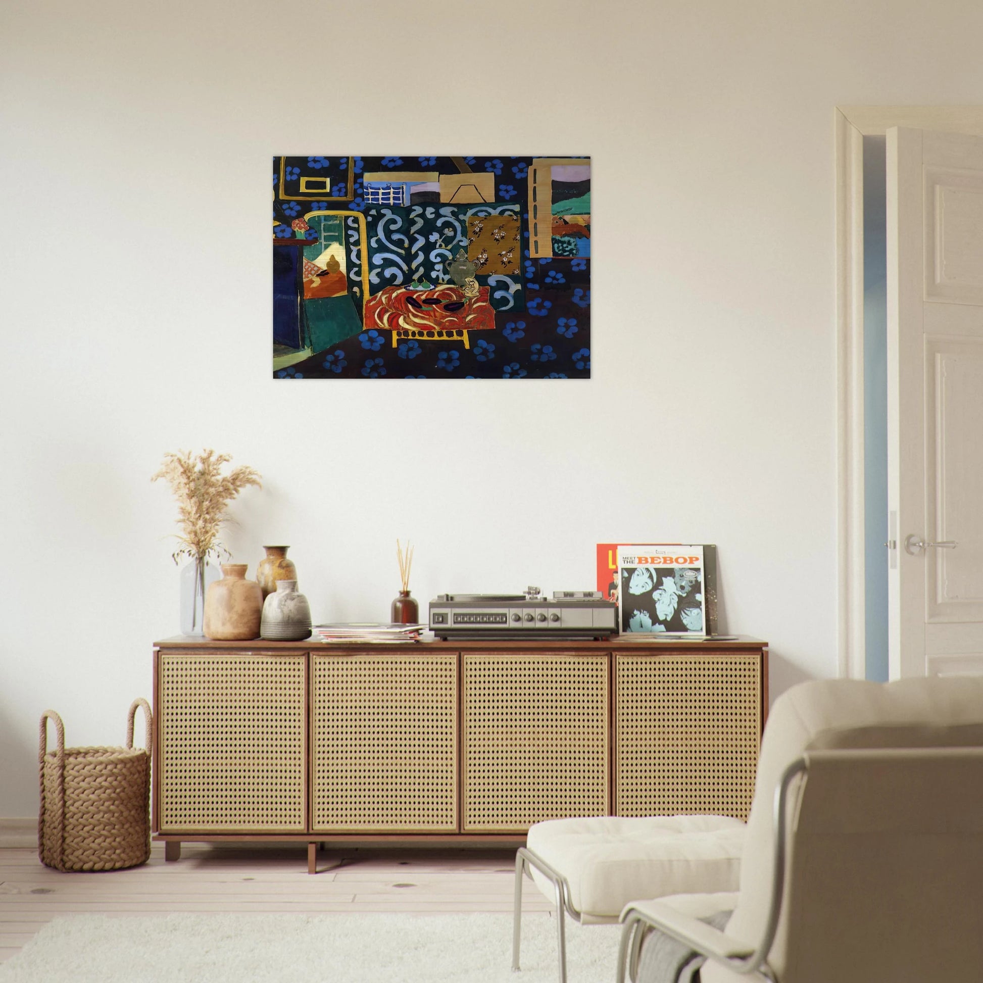 STILL LIFE WITH AUBERGINES 1911 - Henri Matisse Brushed Aluminum Print - 70x100 cm / 28x40 inches | Henri Matisse Aluminum Print | Henri Matisse Prints