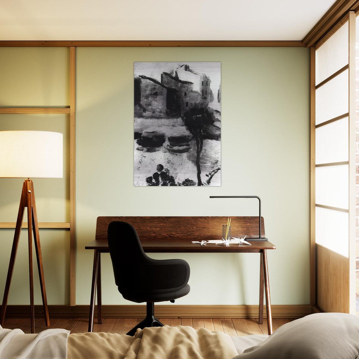 LLANE BEACH CADAQUES - Salvador Dali Brushed Aluminum Print - 70x100 cm / 28x40 inches | Salvador Dali Aluminum Print | Salvador Dali Prints