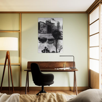 LLANE BEACH CADAQUES - Salvador Dali Brushed Aluminum Print - 70x100 cm / 28x40 inches | Salvador Dali Aluminum Print | Salvador Dali Prints