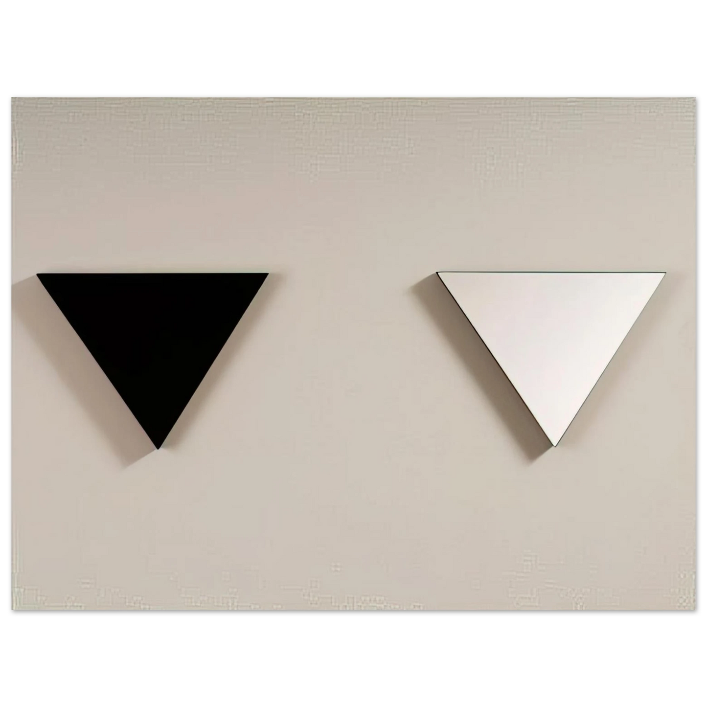 Blinky Palermo - MIRROR OBJECT 1973  75x100 cm / 30x40inches Fine Art Poster