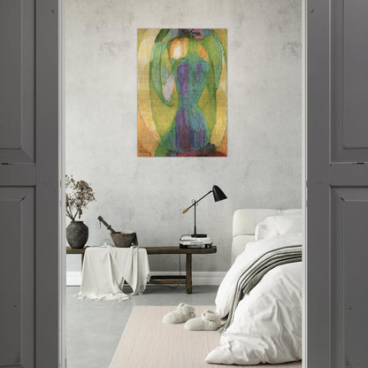 Oval mirror - Frantisek Kupka Brushed Aluminum Print - 70x100 cm / 28x40 inches | Frantisek Kupka Aluminum Print | Frantisek Kupka Prints