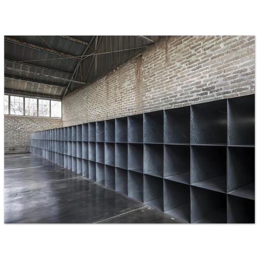 Donald Judd - Untitled The Block - 1969  75x100 cm / 30x40inches Fine Art Poster