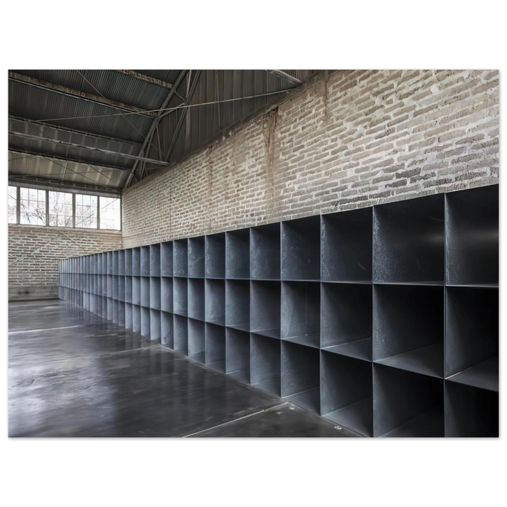 Donald Judd - Untitled The Block - 1969  75x100 cm / 30x40inches Fine Art Poster