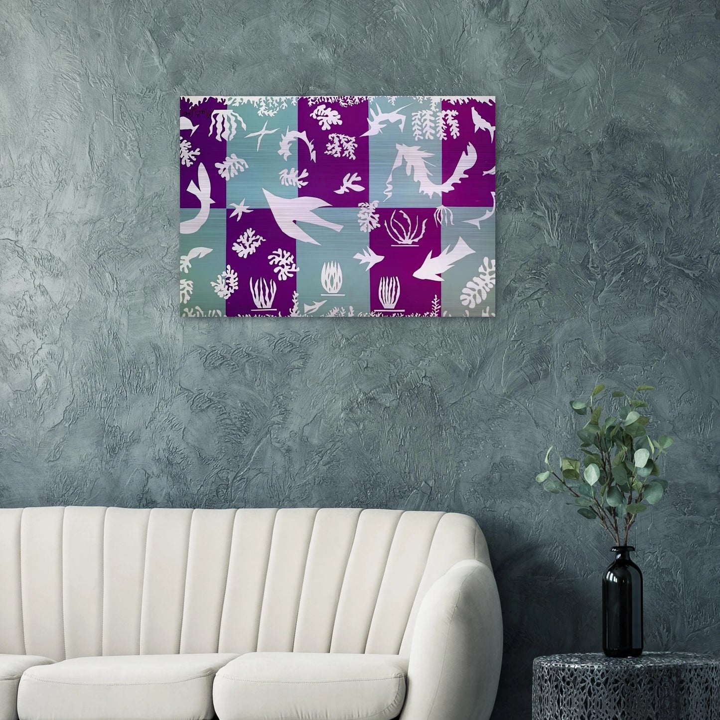 POLYNESIA LA MER 1946 - Henri Matisse Brushed Aluminum Print - 70x100 cm / 28x40 inches | Henri Matisse Aluminum Print | Henri Matisse Prints