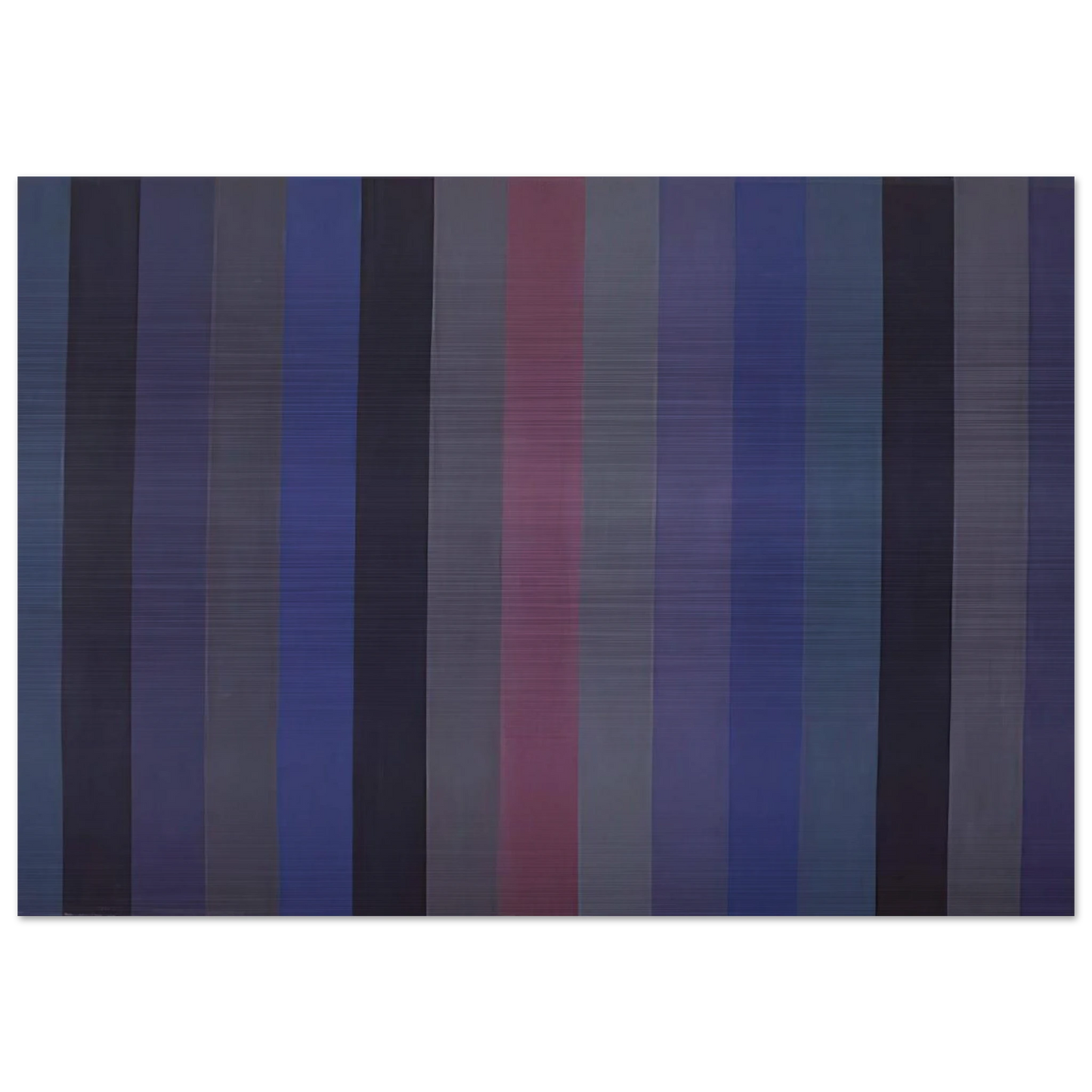 Voodoo - 1984 - Gene Davis Brushed Aluminum Print - 70x100 cm / 28x40 inches | Gene Davis Aluminum Print | Gene Davis Prints