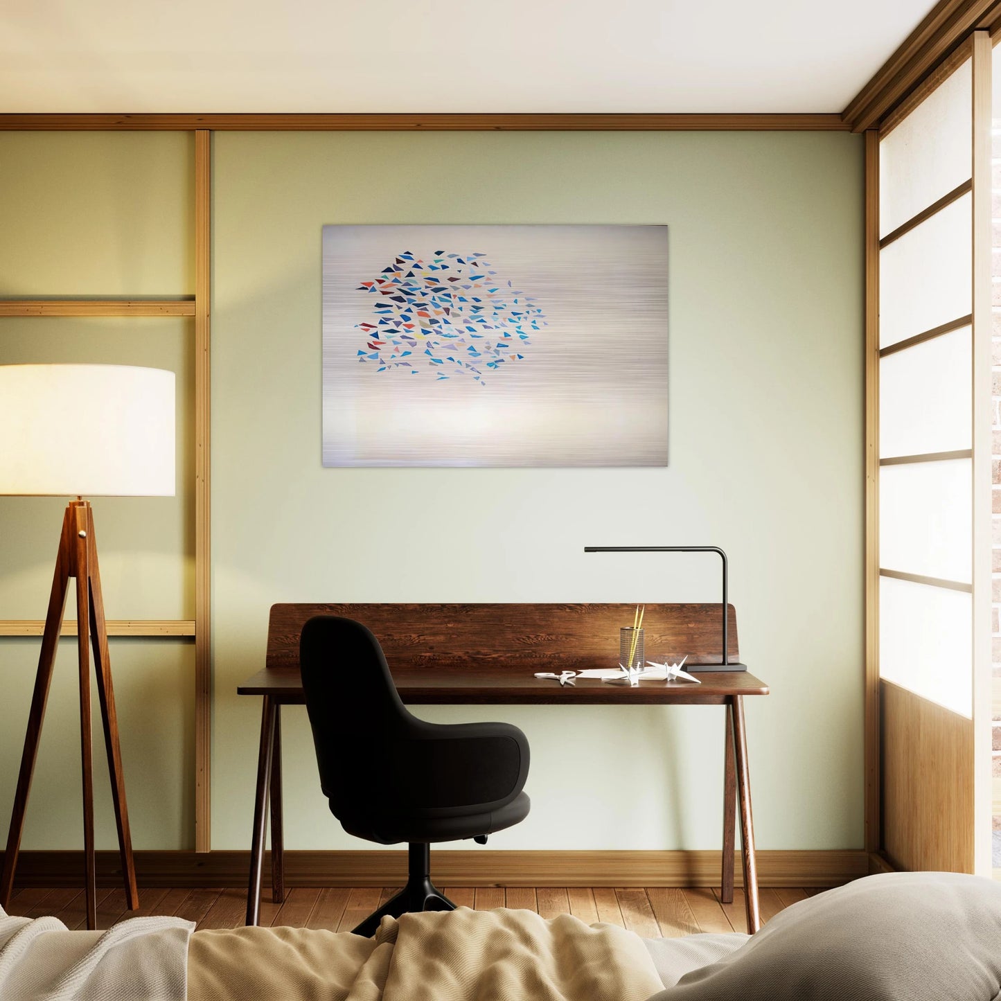 Color Shapes - 1975 - Robert Goodnough Brushed Aluminum Print - 70x100 cm / 28x40 inches | Robert Goodnough Aluminum Print | Robert Goodnough Prints