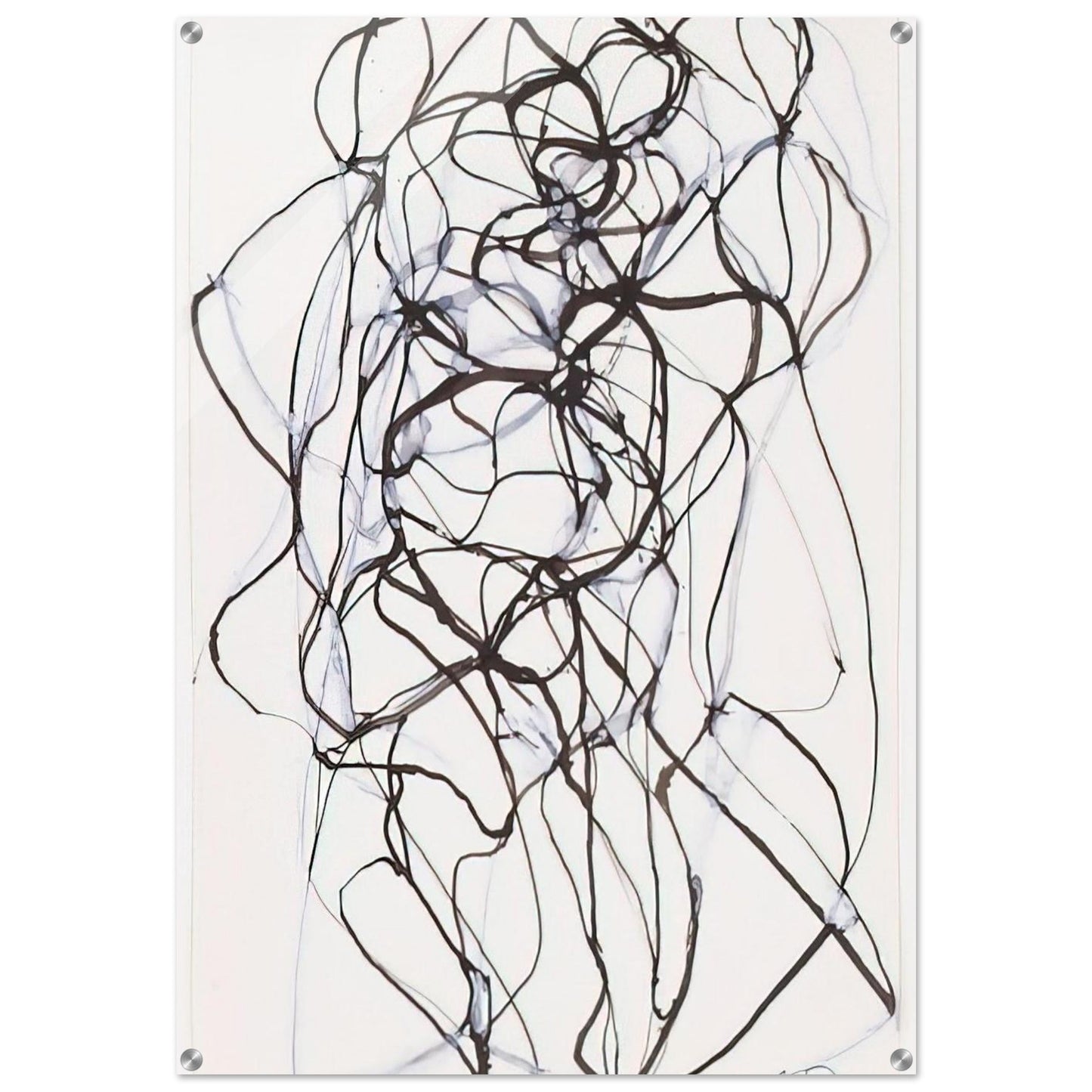 Aphrodite Study - 1993 - Brice Marden Acrylic Print - 70x100 cm / 28x40″ inches | Brice Marden Wall Art | Brice Marden Prints