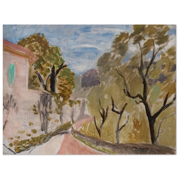 Henri Matisse - PAYSAGE OU RUE DANS LE MIDI 1918  75x100 cm / 30x40inches Fine Art Poster