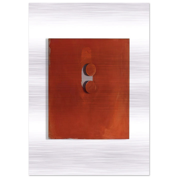 TABLETTENBILD 1966 - BLINKY PALERMO Brushed Aluminum Print - 70x100 cm / 28x40 inches | BLINKY PALERMO Aluminum Print | BLINKY PALERMO Prints