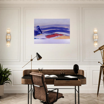 The Spaniard For Picasso - 1980 - Ronnie Landfield Brushed Aluminum Print - 70x100 cm / 28x40 inches | Ronnie Landfield Aluminum Print | Ronnie Landfield Prints