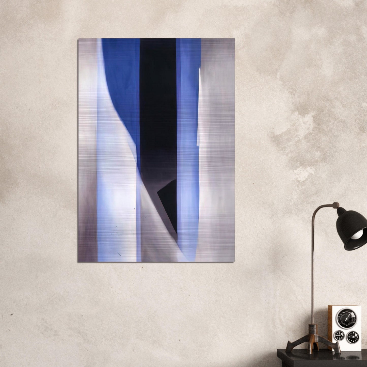 Blue 2 - Georgia O'Keeffe Brushed Aluminum Print - 70x100 cm / 28x40 inches | Georgia O'Keeffe Aluminum Print | Georgia O'Keeffe Prints