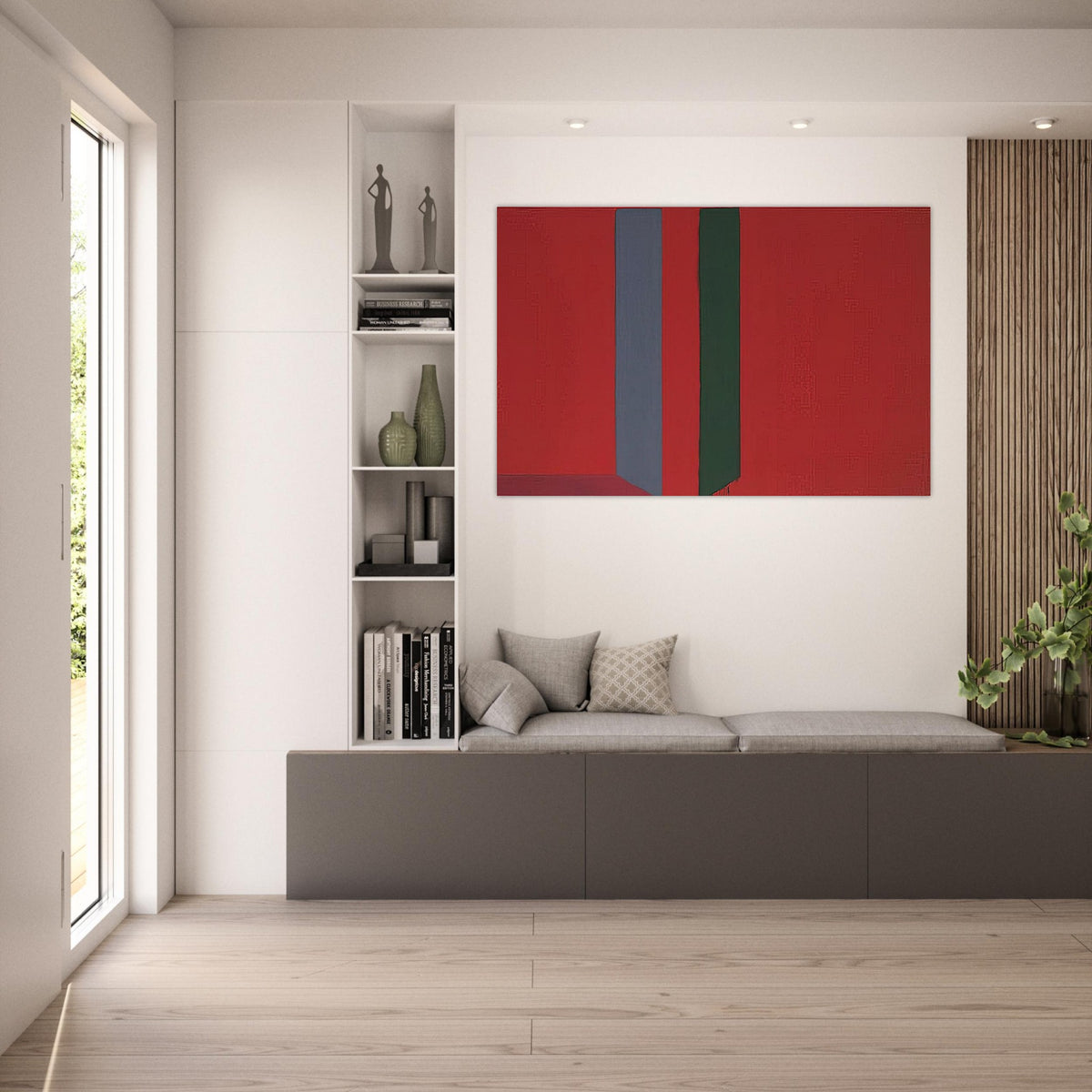 28.5.66 - 1966 - John Hoyland Art Prints - 100x150 cm / 40x60″ inches | John Hoyland Poster | John Hoyland Prints