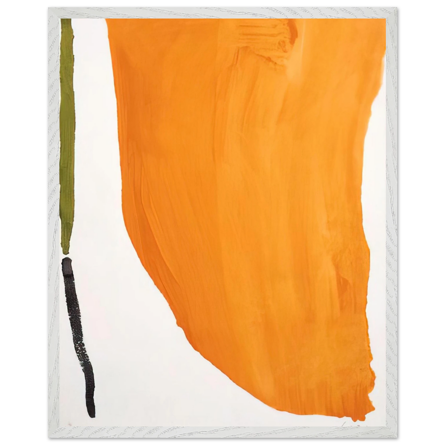 Helen Frankenthaler - Orange Downpour - 1970 Wall art - 50x70 cm / 20x28 inches - Fine Art Poster-canvas - -