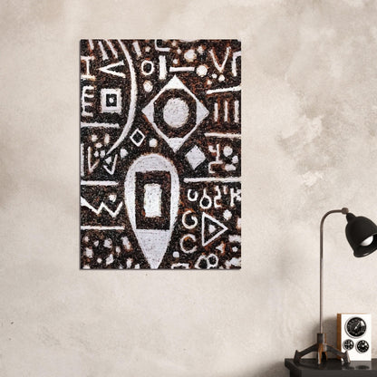 Inbalance of Time - 1992 - Richard Pousette-Dart Brushed Aluminum Print - 70x100 cm / 28x40 inches | Richard Pousette-Dart Aluminum Print | Richard Pousette-Dart Prints