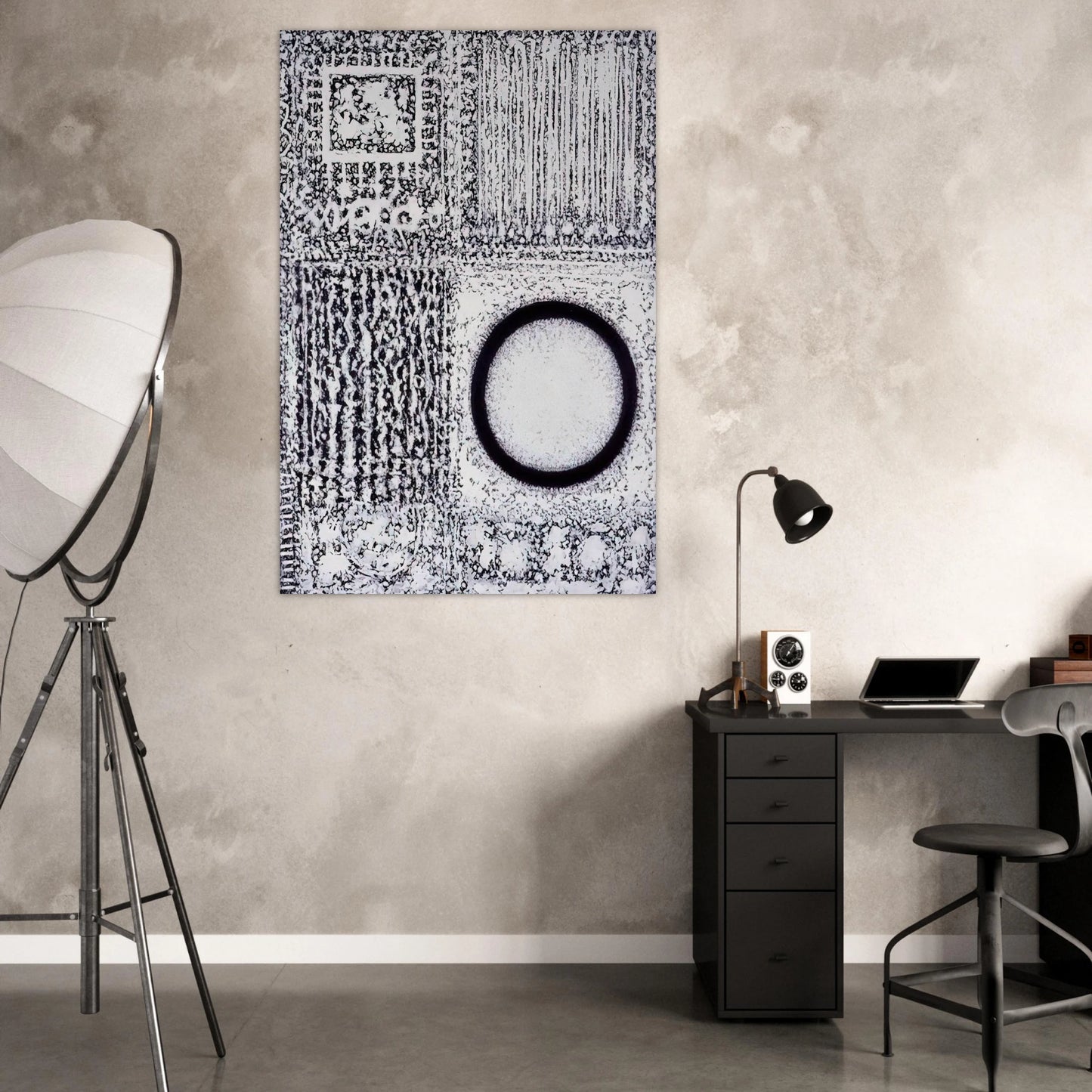 Circle by the Falling Waters - 1980 - Richard Pousette-Dart Art Prints - 100x150 cm / 40x60″ inches | Richard Pousette-Dart Poster | Richard Pousette-Dart Prints