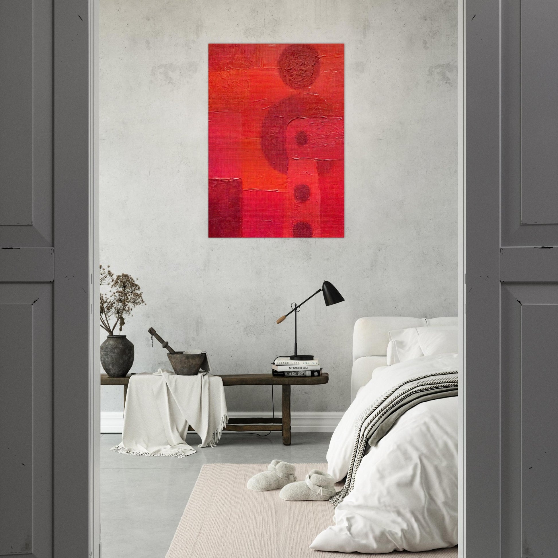 Deshabitados #101 - Pedro Coronel Brushed Aluminum Print - 70x100 cm / 28x40 inches | Pedro Coronel Aluminum Print | Pedro Coronel Prints