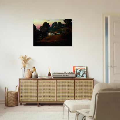 Evening in Ukraine - Arkhyp Kuindzhi Brushed Aluminum Print - 70x100 cm / 28x40 inches | Arkhyp Kuindzhi Aluminum Print | Arkhyp Kuindzhi Prints