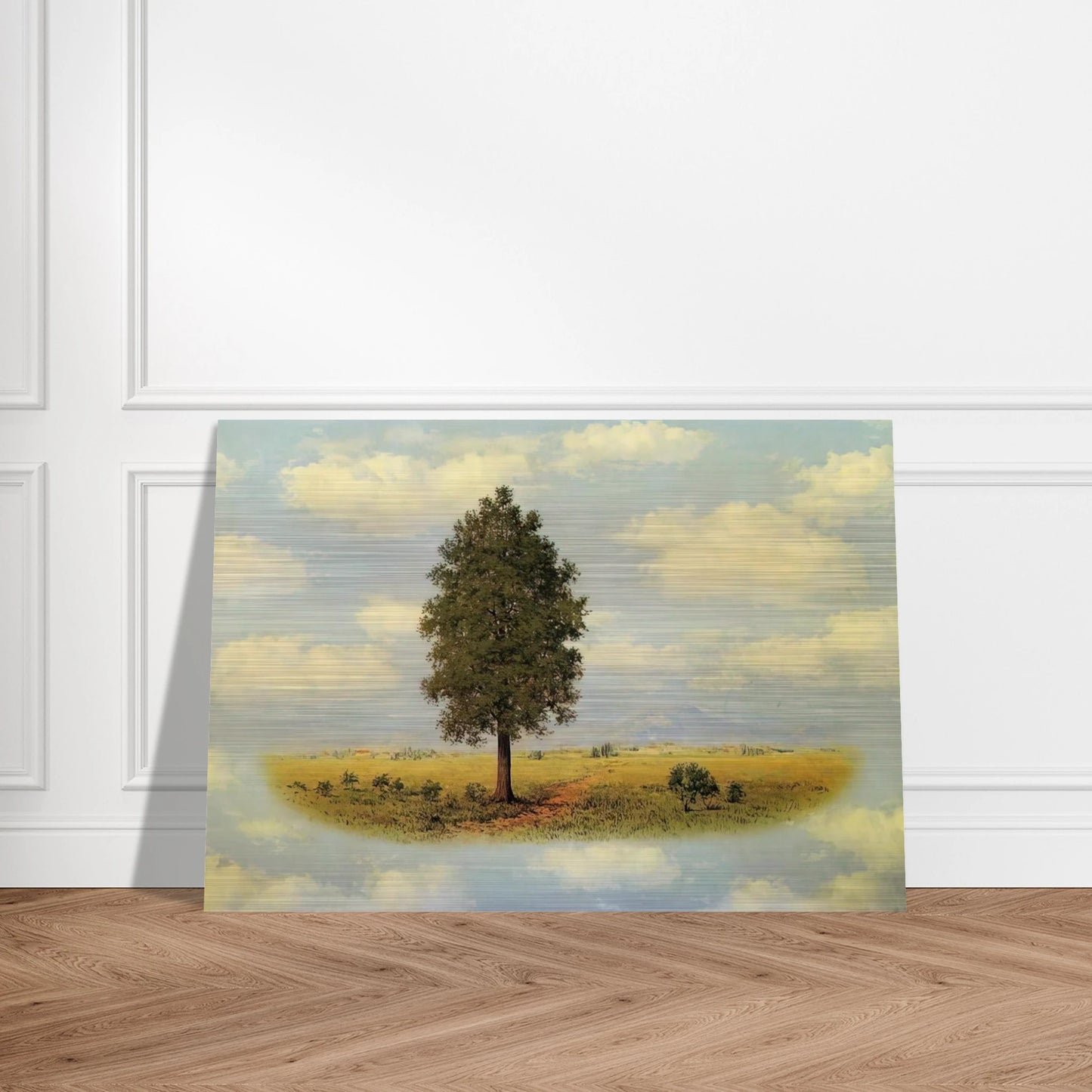 TERRITORY 1957 - Rene Magritte Brushed Aluminum Print - 70x100 cm / 28x40 inches | Rene Magritte Aluminum Print | Rene Magritte Prints