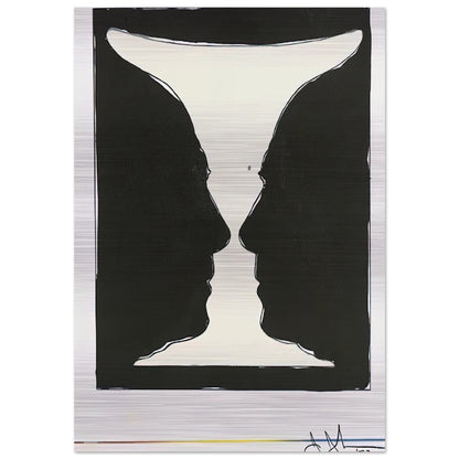 CUP 2 PICASSO 1973 - Jasper Johns Brushed Aluminum Print - 70x100 cm / 28x40 inches | Jasper Johns Aluminum Print | Jasper Johns Prints