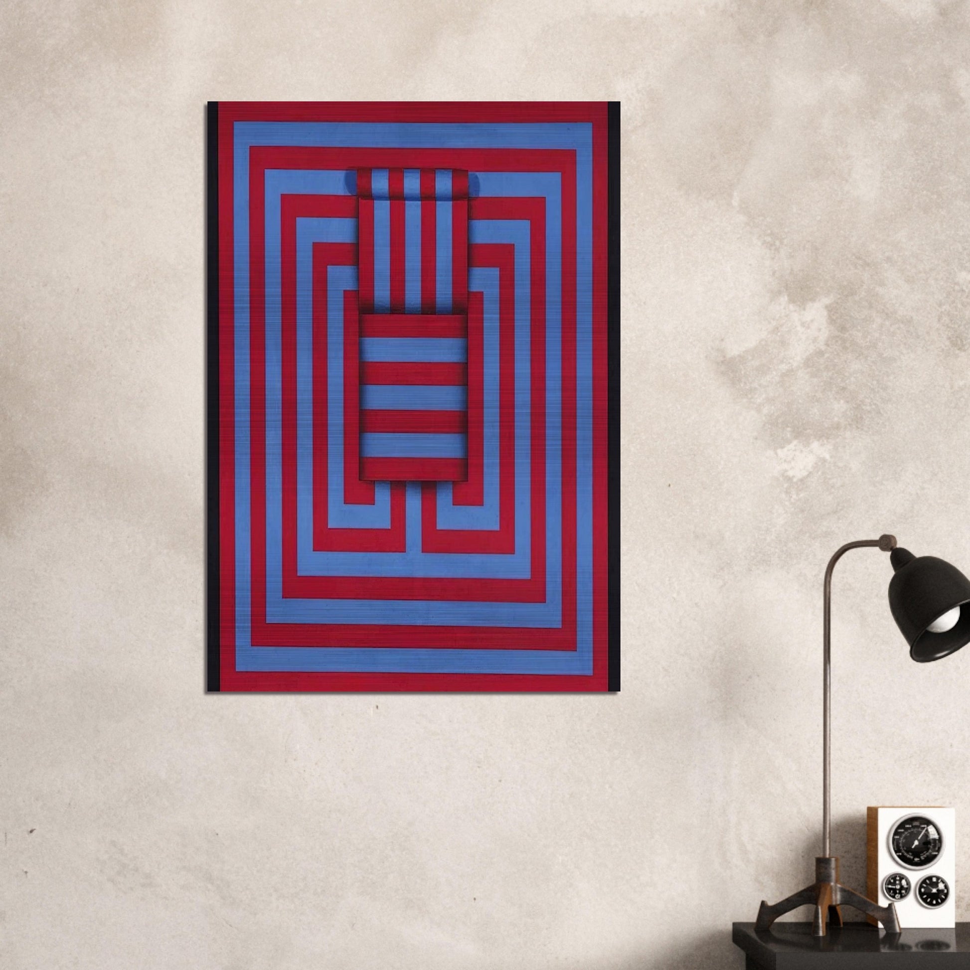 Witoto - 1970 - Omar Rayo Brushed Aluminum Print - 70x100 cm / 28x40 inches | Omar Rayo Aluminum Print | Omar Rayo Prints
