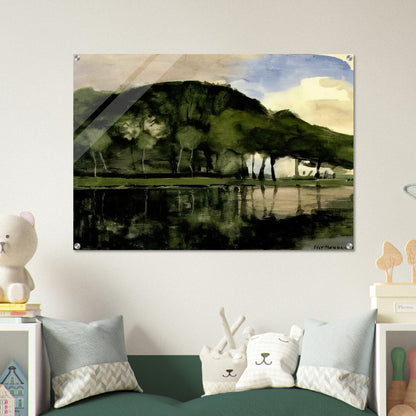 Along the Amstel - Piet Mondrian Acrylic Print - 70x100 cm / 28x40″ inches | Piet Mondrian Wall Art | Piet Mondrian Prints