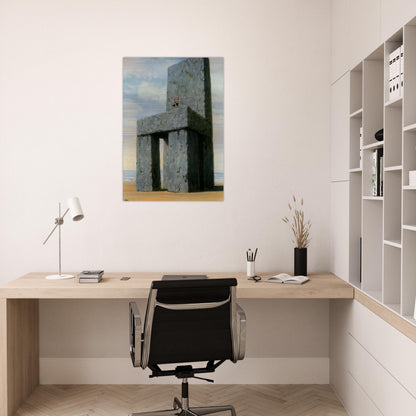 THE LEGEND OF THE CENTURIES 1950 - Rene Magritte Brushed Aluminum Print - 70x100 cm / 28x40 inches | Rene Magritte Aluminum Print | Rene Magritte Prints