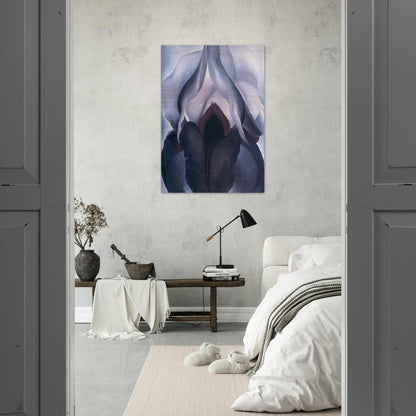 Black Iris III - Georgia O'Keeffe Brushed Aluminum Print - 70x100 cm / 28x40 inches | Georgia O'Keeffe Aluminum Print | Georgia O'Keeffe Prints