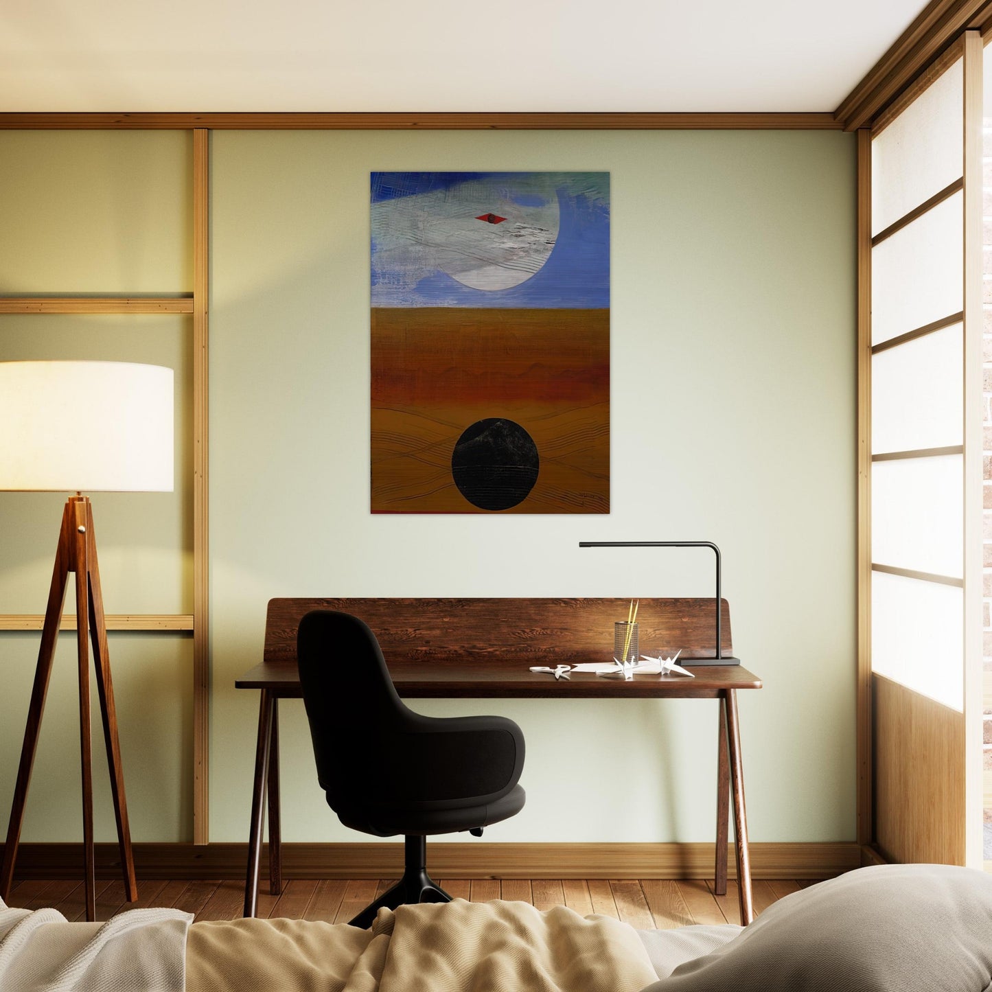 Sea and Sun - Max Ernst Brushed Aluminum Print - 70x100 cm / 28x40 inches | Max Ernst Aluminum Print | Max Ernst Prints