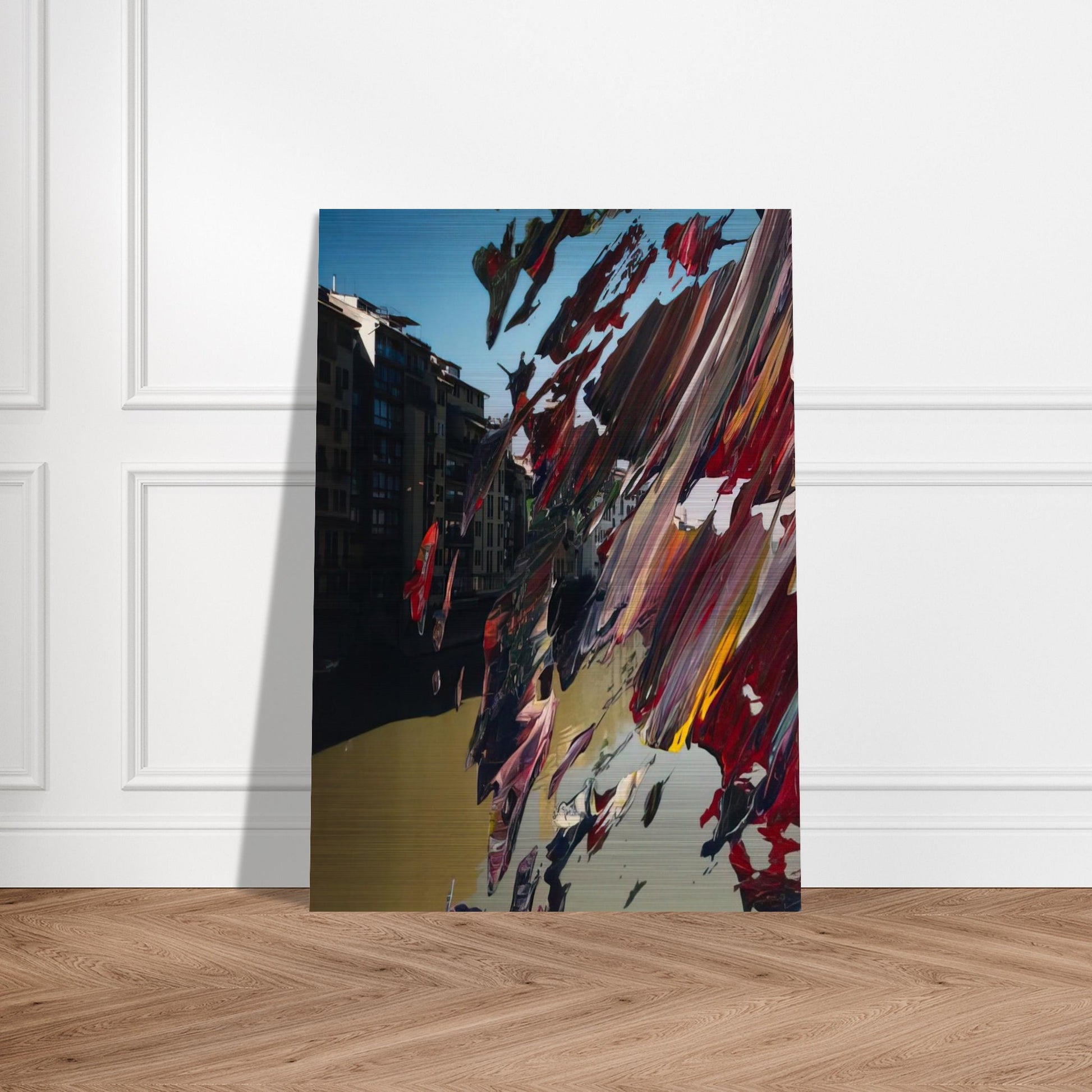 FIRENZE - Gerhard Richter Brushed Aluminum Print - 70x100 cm / 28x40 inches | Gerhard Richter Aluminum Print | Gerhard Richter Prints