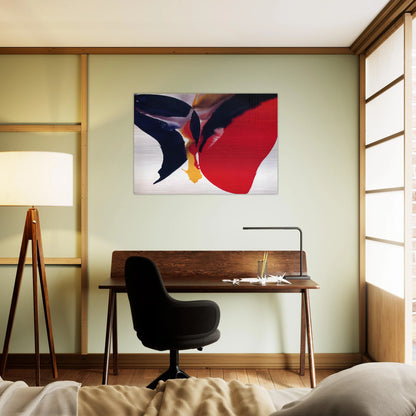 Untitled - Color Field Painting, Lyrical Abstraction - Paul Jenkins Brushed Aluminum Print - 70x100 cm / 28x40 inches | Paul Jenkins Aluminum Print | Paul Jenkins Prints