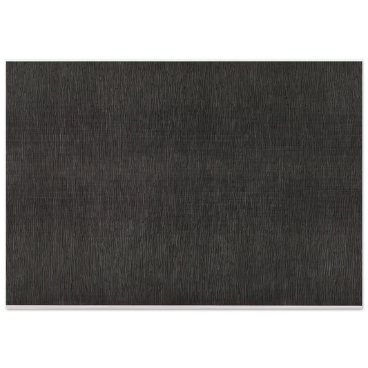 Black with White Lines, Vertical Not Touching - Sol LeWitt Brushed Aluminum Print - 70x100 cm / 28x40 inches | Sol LeWitt Aluminum Print | Sol LeWitt Prints