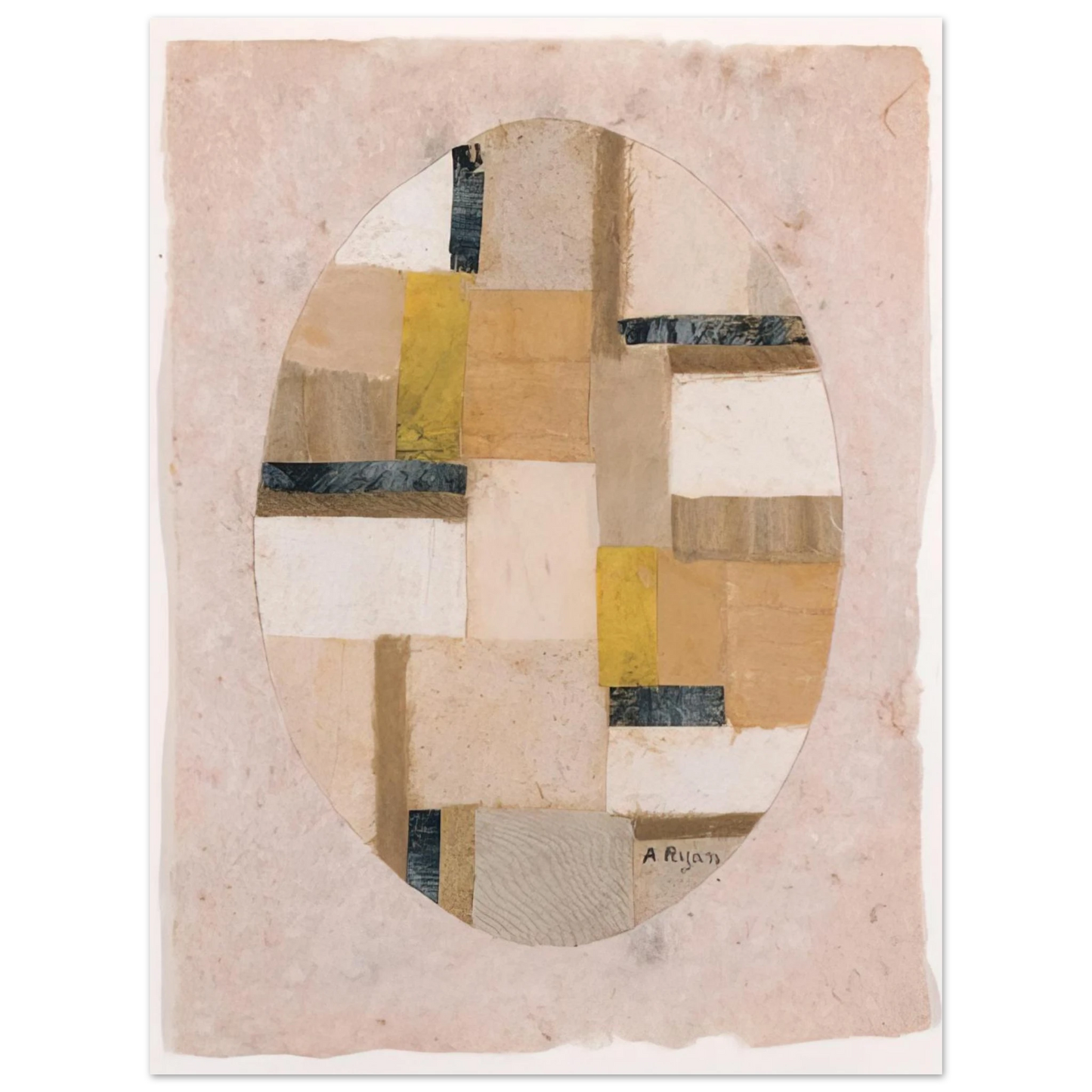 Anne Ryan - Number 456 - Abstract Expressionism  75x100 cm / 30x40inches Fine Art Poster