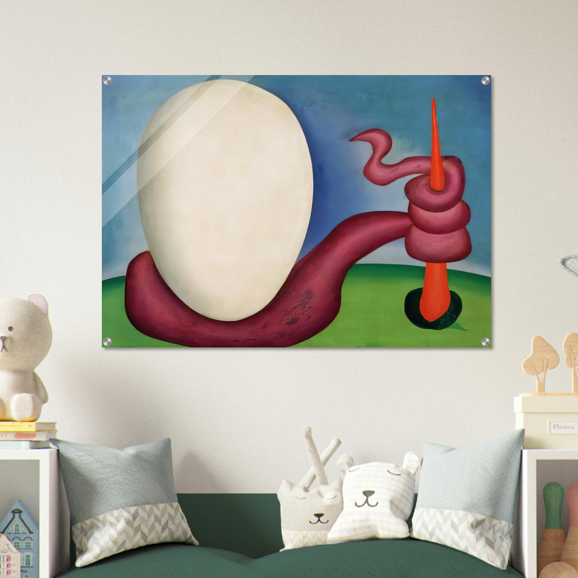 The Egg - Tarsila do Amaral Acrylic Print - 70x100 cm / 28x40″ inches
