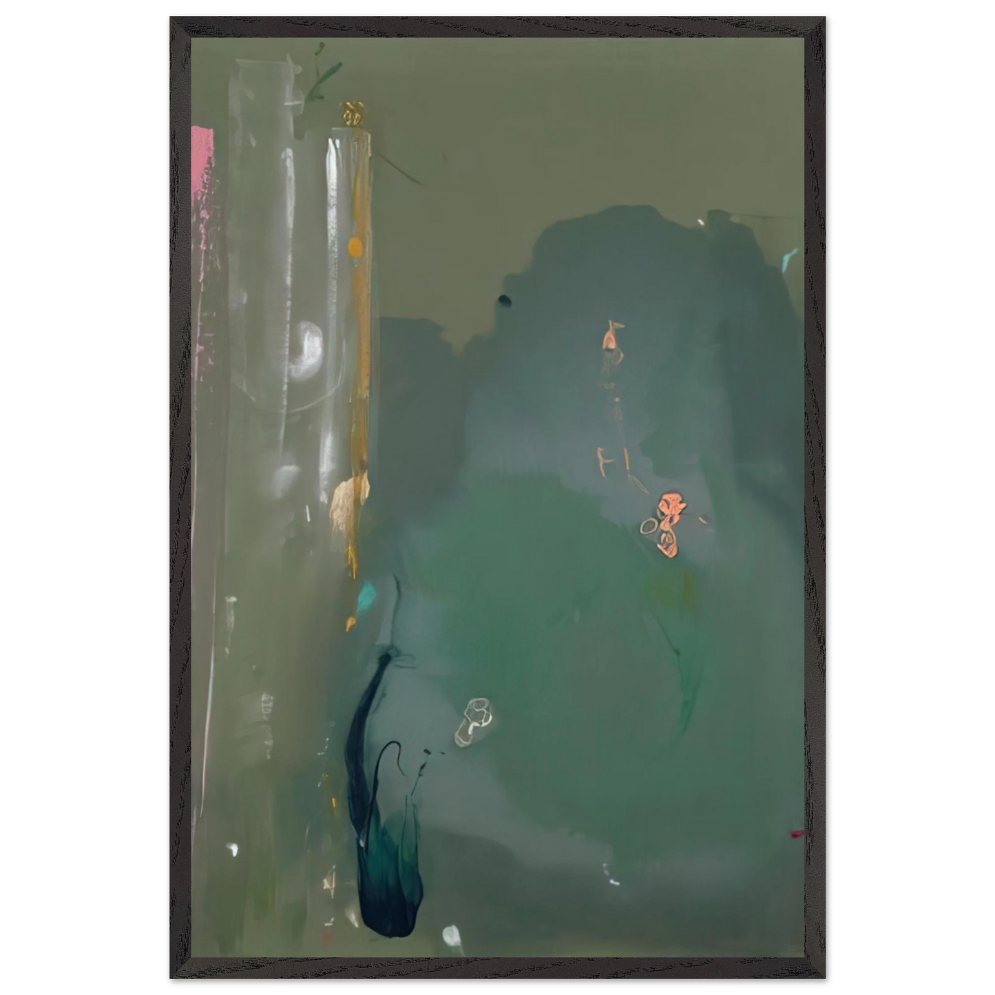 Helen Frankenthaler - CÃƒÆ’Ã‚Â´te d Argent - 1980 Wall art - A1 (59.4 x 84.1  cm) - Fine Art Poster-canvas - -