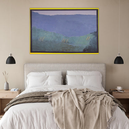 Cheat River - 1968 - Ronnie Landfield Art Prints - 100x150 cm / 40x60″ inches | Ronnie Landfield Poster | Ronnie Landfield Prints