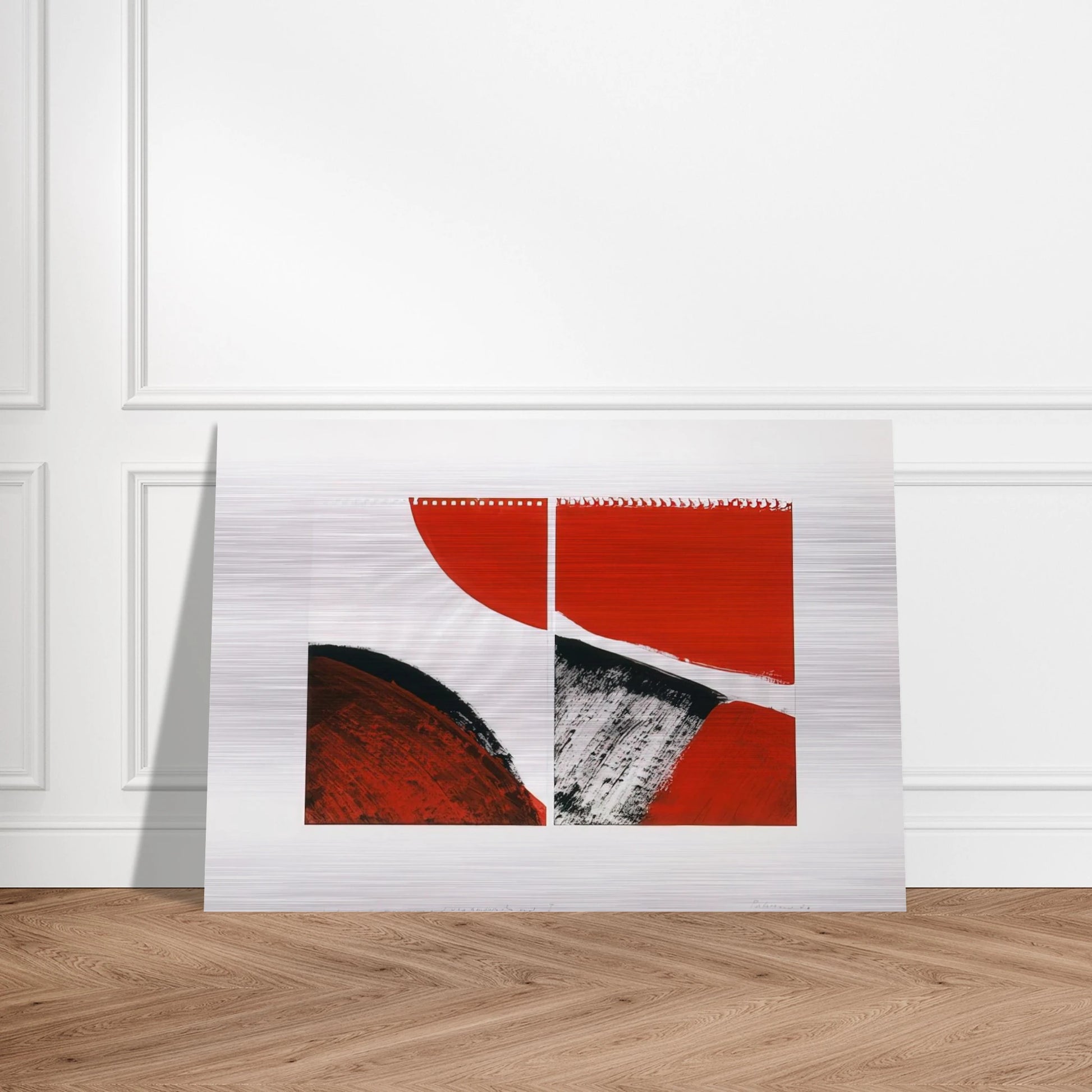 Who knows the beginning and who knows the end II - 1976 - Blinky Palermo Brushed Aluminum Print - 70x100 cm / 28x40 inches | Blinky Palermo Aluminum Print | Blinky Palermo Prints