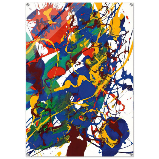Untitled  SFP94-101 SFF 1783  - Sam Francis Acrylic Print - 70x100 cm / 28x40″ inches