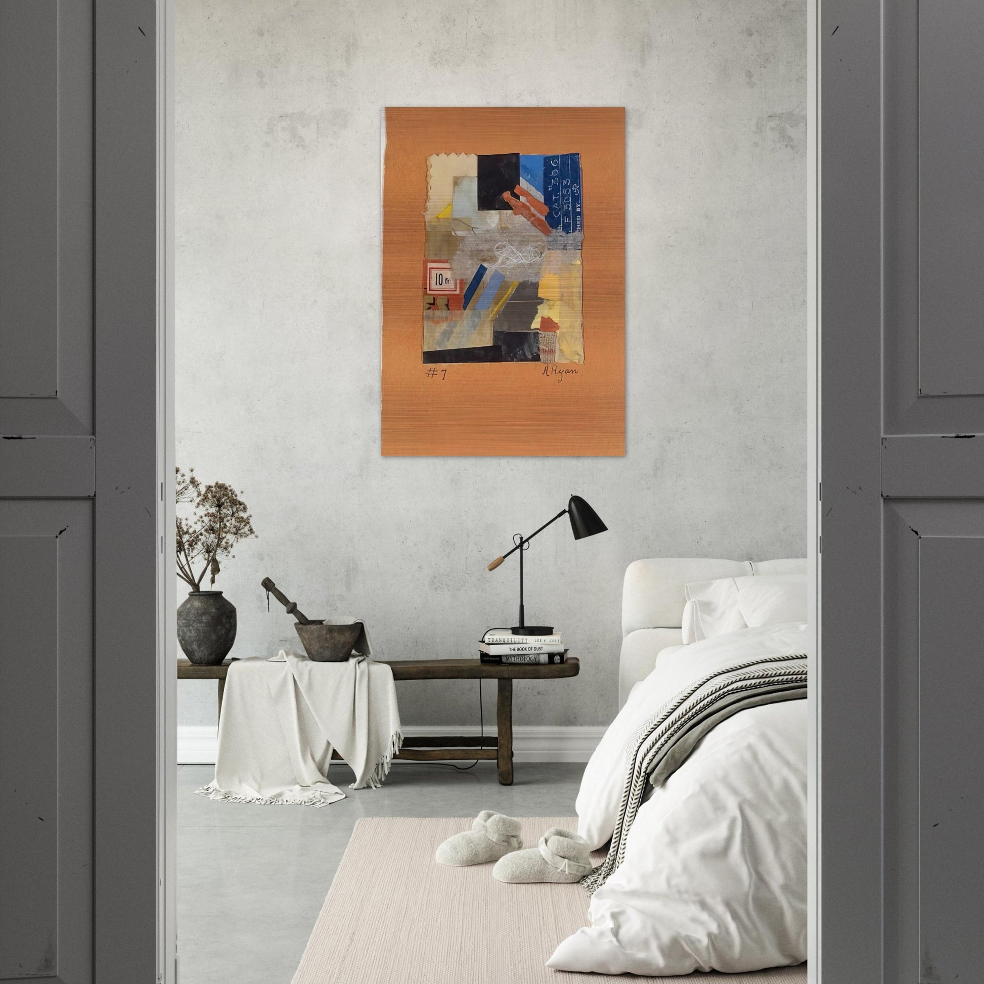 Number 7 - 1948 - Anne Ryan Brushed Aluminum Print - 70x100 cm / 28x40 inches | Anne Ryan Aluminum Print | Anne Ryan Prints