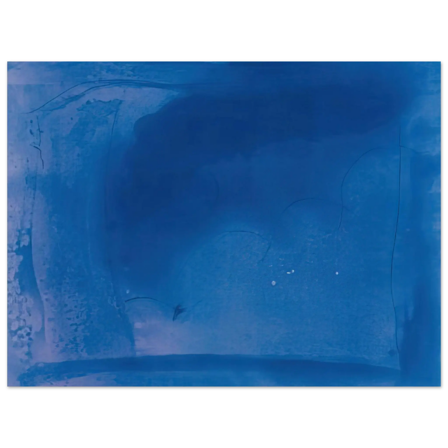 Helen Frankenthaler - Corot s Mark - 1987 Wall art - 13x18 cm / 5x7 Inches - Fine Art Poster - -