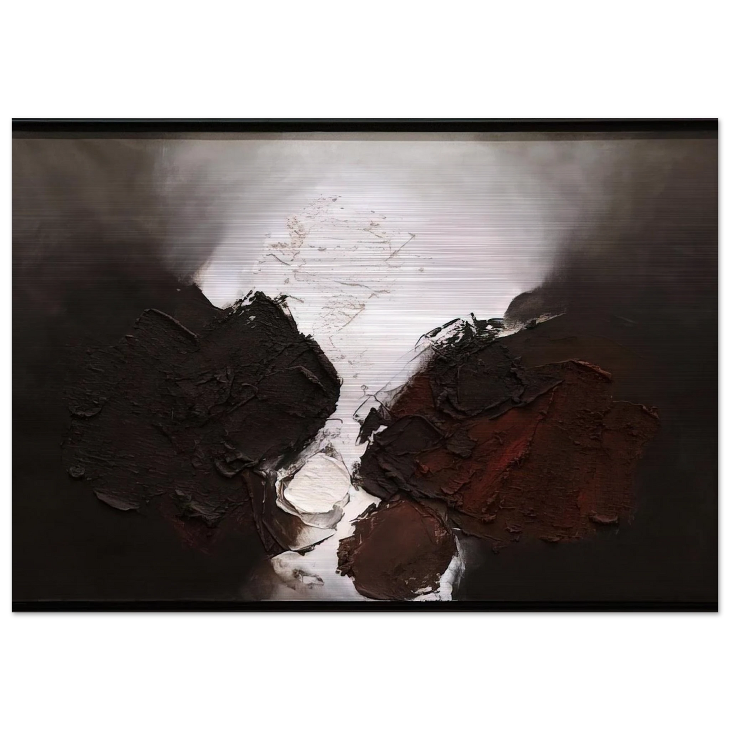 210 B 1960 - Luis Feito Brushed Aluminum Print - 70x100 cm / 28x40 inches | Luis Feito Aluminum Print | Luis Feito Prints