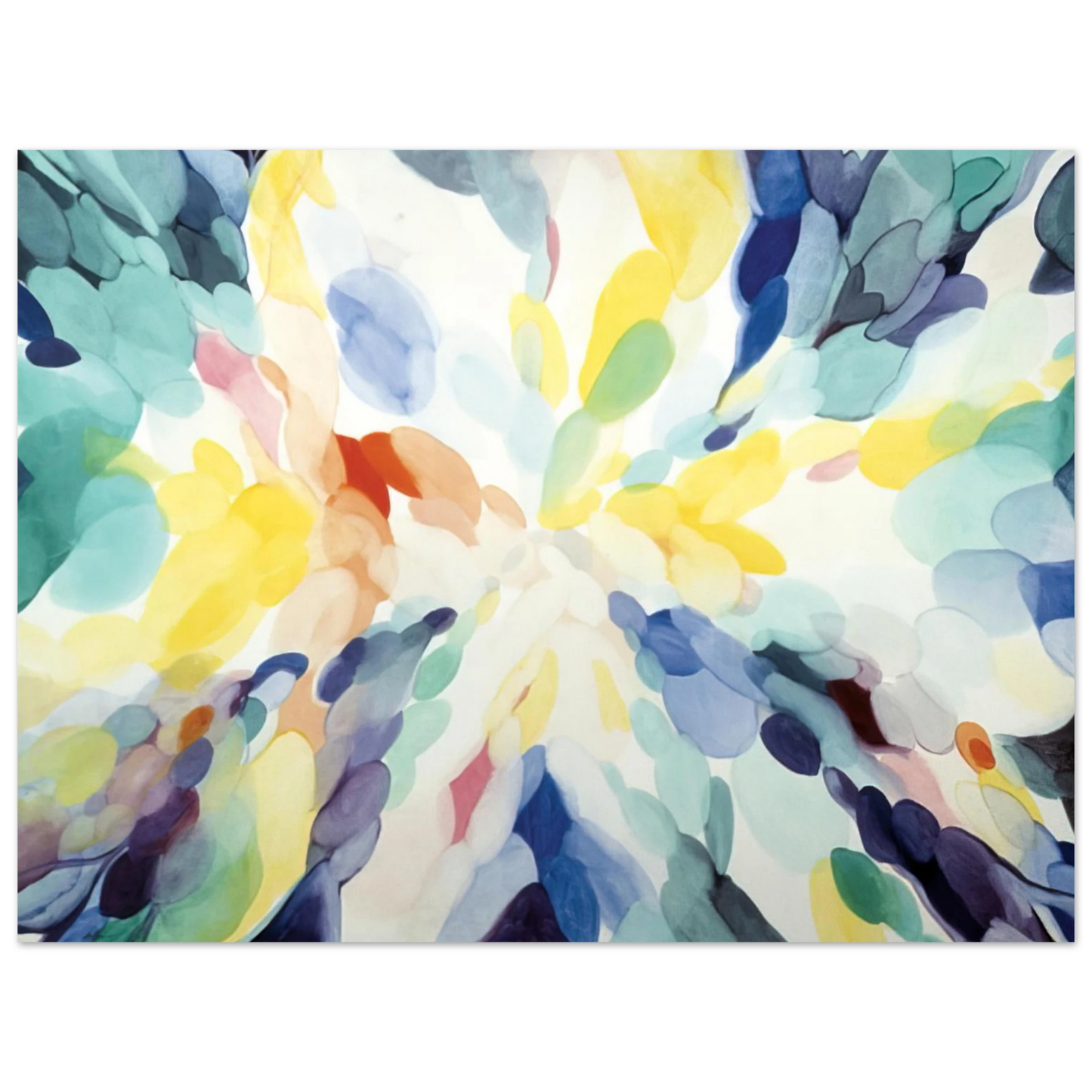 Alice Baber - Wheel of Day  75x100 cm / 30x40inches Fine Art Poster