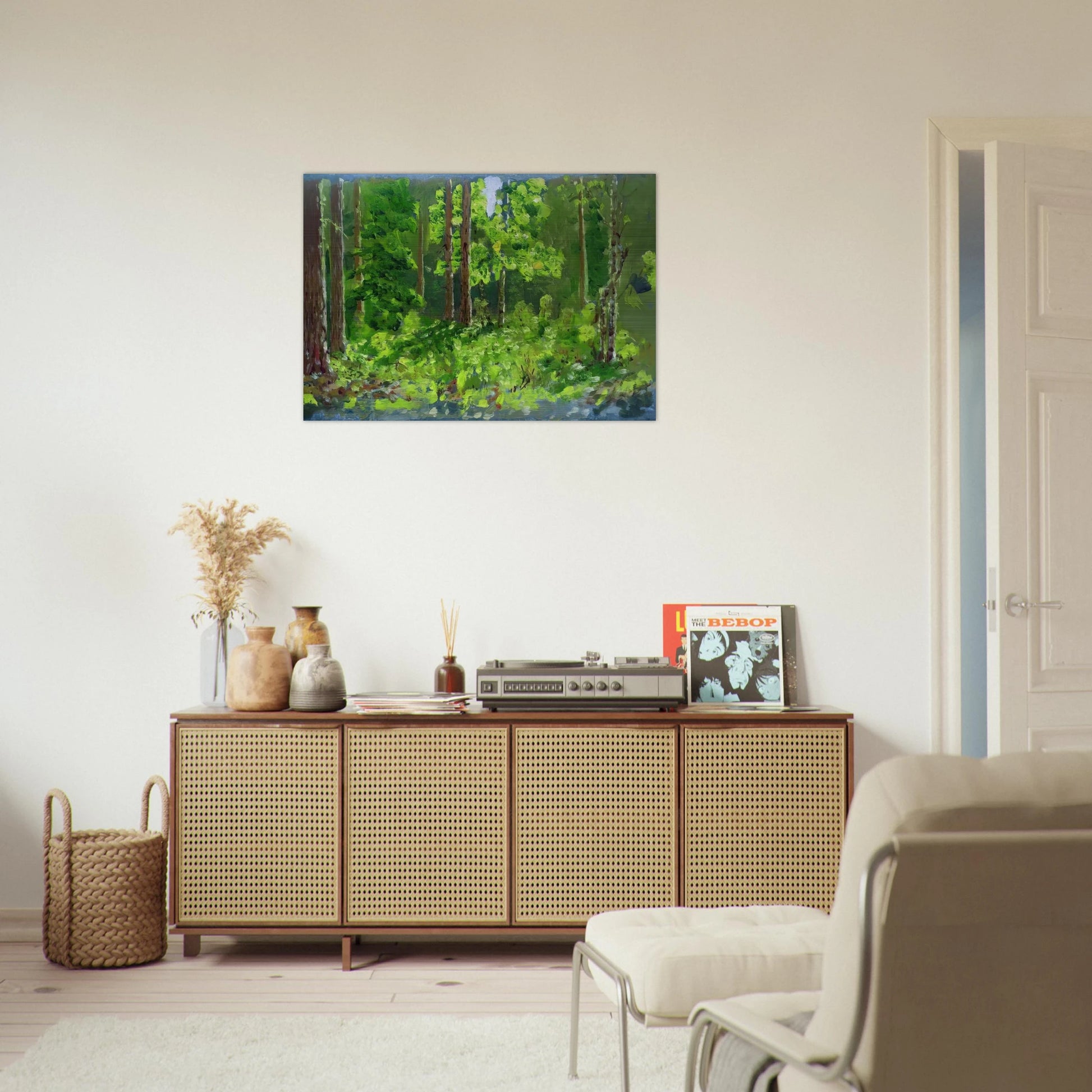Forest - Arkhyp Kuindzhi Brushed Aluminum Print - 70x100 cm / 28x40 inches | Arkhyp Kuindzhi Aluminum Print | Arkhyp Kuindzhi Prints