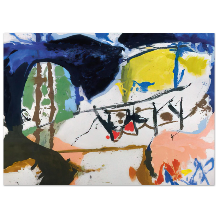 Helen Frankenthaler - Acres - 1959 Wall art - A1 (59.4 x 84.1  cm) - Fine Art Poster-canvas - -
