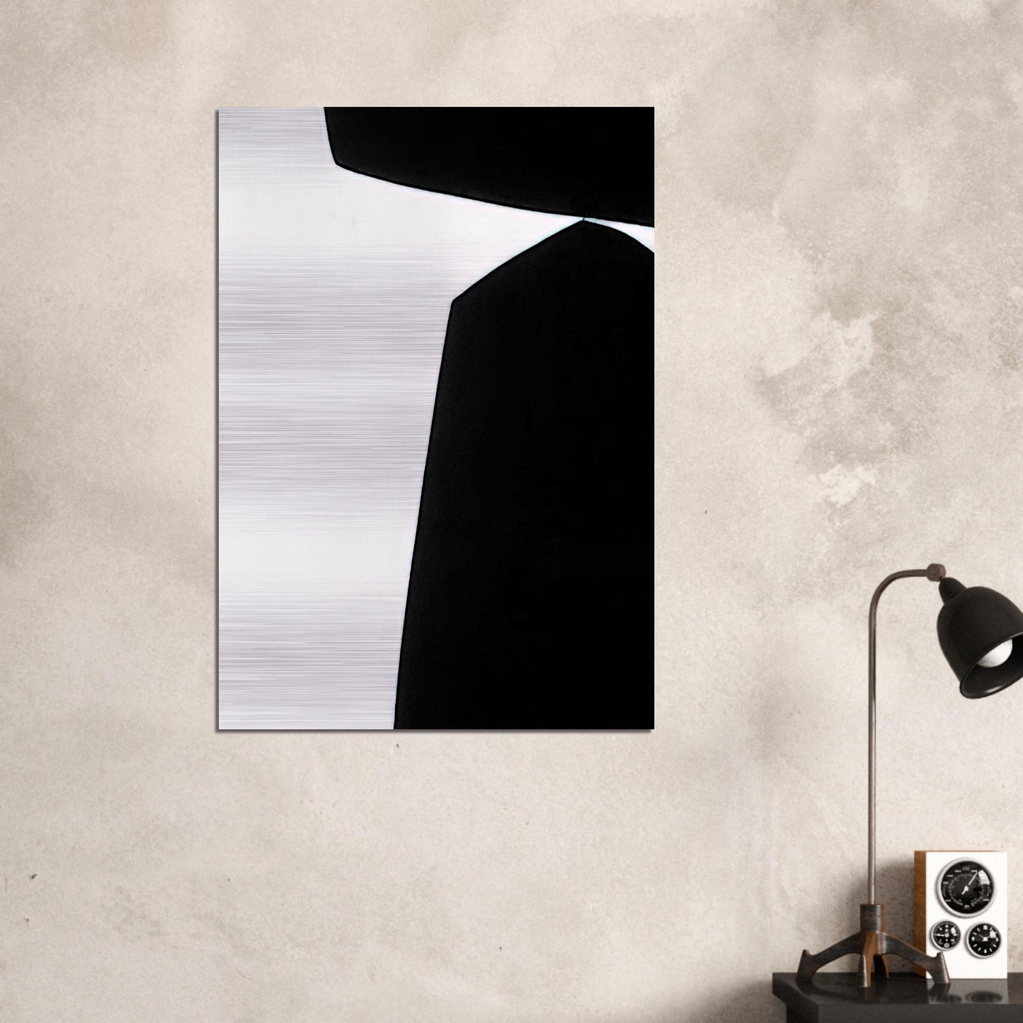 Untitled - 1962 - Lorser Feitelson Brushed Aluminum Print - 70x100 cm / 28x40 inches | Lorser Feitelson Aluminum Print | Lorser Feitelson Prints