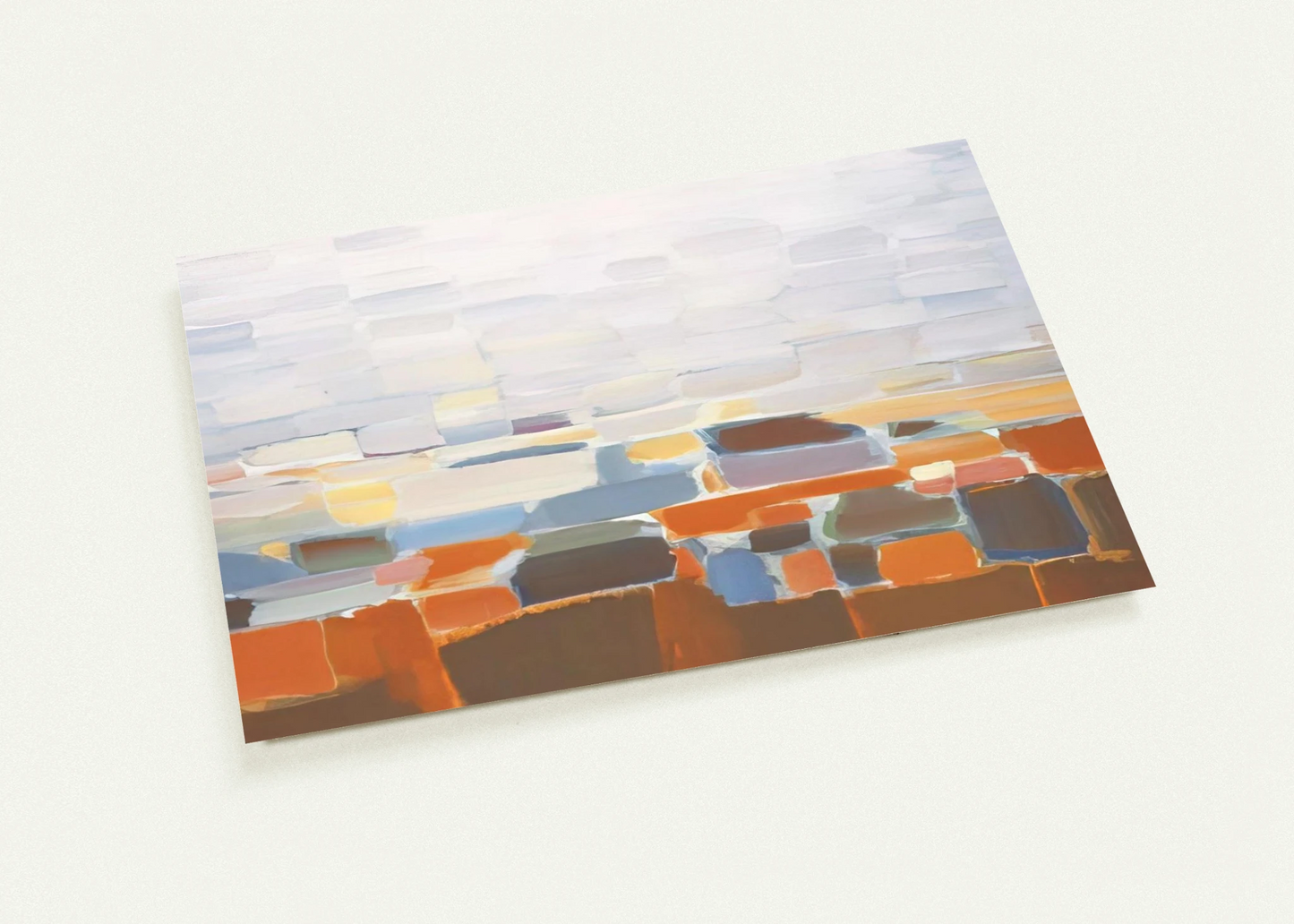Ciel - Art Informel By Nicolas de Stael Pack of 10 Post Cards | Nicolas de Stael Post Cards | A6 (10.5 x 14.8 cm) - 4.1 x 5.8 inches