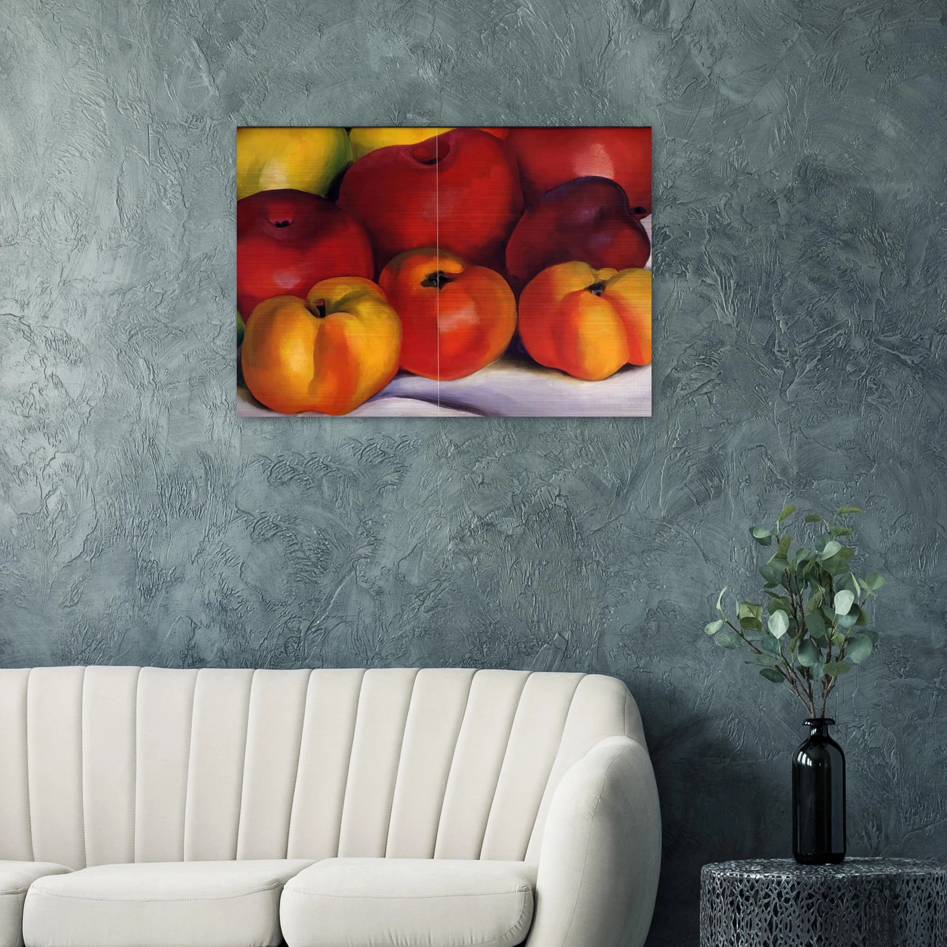 Apple Family - Georgia O'Keeffe Brushed Aluminum Print - 70x100 cm / 28x40 inches | Georgia O'Keeffe Aluminum Print | Georgia O'Keeffe Prints