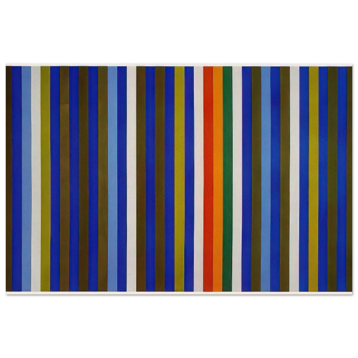 Citadel - 1962 - Gene Davis Art Prints - 100x150 cm / 40x60″ inches | Gene Davis Poster | Gene Davis Prints