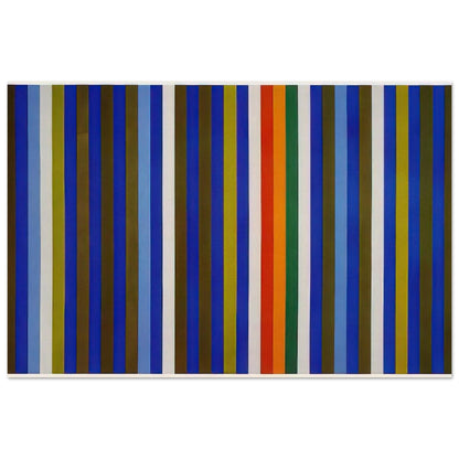 Citadel - 1962 - Gene Davis Art Prints - 100x150 cm / 40x60″ inches | Gene Davis Poster | Gene Davis Prints